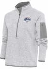 Main image for Antigua Reading Fightin Phils Womens Grey Fortune 1/4 Zip Pullover