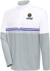 Main image for Antigua Denver Nuggets Mens White 2023 NBA Finals Champions Bender Long Sleeve 1/4 Zip Pullover