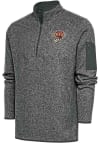 Main image for Antigua Altoona Curve Mens Grey Fortune Long Sleeve 1/4 Zip Fashion Pullover