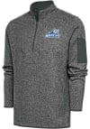 Main image for Antigua West Michigan Whitecaps Mens Grey Fortune Long Sleeve 1/4 Zip Fashion Pullover