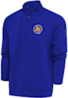 Main image for Antigua Amarillo Sod Poodles Mens Blue Generation Long Sleeve Qtr Zip Pullover