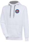 Main image for Antigua Amarillo Sod Poodles Mens White Victory Long Sleeve Hoodie