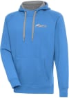 Main image for Antigua Columbus Clippers Mens Light Blue Victory Long Sleeve Hoodie