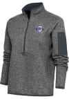 Main image for Antigua Jersey Shore BlueClaws Womens Grey Fortune 1/4 Zip Pullover