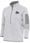 Main image for Antigua Quad Cities River Bandits Womens Grey Fortune 1/4 Zip Pullover