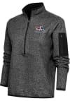 Main image for Antigua Somerset Patriots Womens Black Fortune 1/4 Zip Pullover