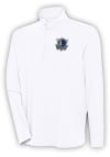 Main image for Antigua Dallas Mavericks Mens White Hunk Long Sleeve 1/4 Zip Pullover