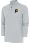 Main image for Antigua Indiana Pacers Mens Grey Hunk Long Sleeve Qtr Zip Pullover