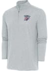 Main image for Antigua Oklahoma City Thunder Mens Grey Hunk Long Sleeve 1/4 Zip Pullover
