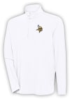 Main image for Antigua Minnesota Vikings Mens White Hunk Long Sleeve 1/4 Zip Pullover