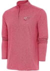 Main image for Antigua Detroit Red Wings Mens Red Hunk Long Sleeve 1/4 Zip Pullover