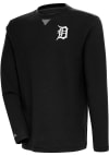 Main image for Antigua Detroit Tigers Mens Black Flier Bunker Long Sleeve Crew Sweatshirt