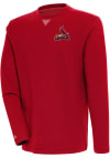 Main image for Antigua St Louis Cardinals Mens Red Flier Bunker Long Sleeve Crew Sweatshirt