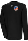 Main image for Antigua FC Cincinnati Mens Black Flier Bunker Long Sleeve Crew Sweatshirt