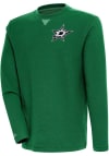 Main image for Antigua Dallas Stars Mens Green Flier Bunker Long Sleeve Crew Sweatshirt