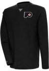Main image for Antigua Philadelphia Flyers Mens Black Flier Bunker Long Sleeve Crew Sweatshirt
