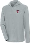 Main image for Antigua Cleveland Guardians Mens Grey Strong Hold Long Sleeve Hoodie
