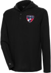 Main image for Antigua FC Dallas Mens Black Strong Hold Long Sleeve Hoodie