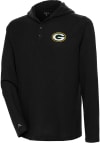 Main image for Antigua Green Bay Packers Mens Black Strong Hold Long Sleeve Hoodie
