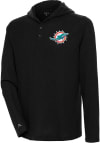 Main image for Antigua Miami Dolphins Mens Black Strong Hold Long Sleeve Hoodie