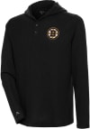 Main image for Antigua Boston Bruins Mens Black Strong Hold Long Sleeve Hoodie