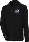 Main image for Antigua Colorado Avalanche Mens Black Strong Hold Long Sleeve Hoodie