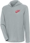 Main image for Antigua Detroit Red Wings Mens Grey Strong Hold Long Sleeve Hoodie