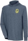 Main image for Antigua Nashville SC Mens Navy Blue Saga Long Sleeve Hoodie