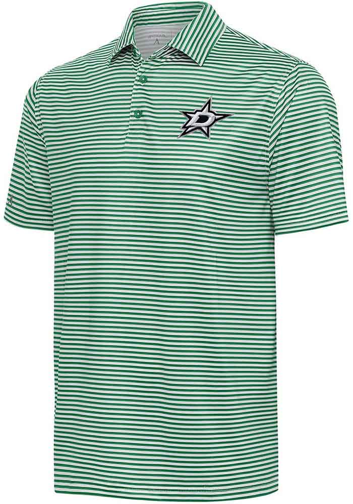 Antigua Dallas Stars Skills Green Short Sleeve Polo