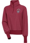 Main image for Antigua Colorado Rapids Womens Red Upgrade Qtr Zip