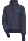 Main image for Antigua St Louis Blues Womens Navy Blue Upgrade 1/4 Zip Pullover
