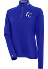 Main image for Antigua Kansas City Royals Womens Blue Milo 1/4 Zip Pullover