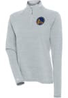 Main image for Antigua Golden State Warriors Womens Grey Milo 1/4 Zip Pullover