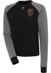 Main image for Antigua Real Salt Lake Womens Black Flier Bunker Crew Sweatshirt