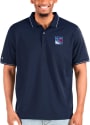 New York Rangers Antigua Affluent Polo Polos Shirt - Navy Blue