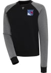 Main image for Antigua New York Rangers Womens Black Flier Bunker Crew Sweatshirt