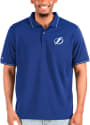 Tampa Bay Lightning Antigua Affluent Polo Polos Shirt - Blue