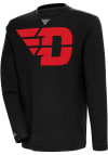 Main image for Antigua Dayton Flyers Mens Black Flier Bunker Long Sleeve Crew Sweatshirt