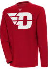 Main image for Antigua Dayton Flyers Mens Red Flier Bunker Long Sleeve Crew Sweatshirt