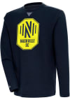 Main image for Antigua Nashville SC Mens Navy Blue Flier Bunker Long Sleeve Crew Sweatshirt