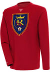 Main image for Antigua Real Salt Lake Mens Red Flier Bunker Long Sleeve Crew Sweatshirt
