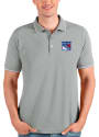New York Rangers Antigua Affluent Polo Polo Shirt - Grey