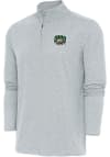 Main image for Antigua Ohio Bobcats Mens Grey Hunk Long Sleeve 1/4 Zip Pullover