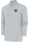 Main image for Antigua Creighton Bluejays Mens Grey Hunk Long Sleeve 1/4 Zip Pullover