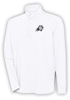 Main image for Antigua Phoenix Suns Mens White Metallic Logo Hunk Long Sleeve 1/4 Zip Pullover