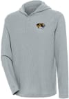 Main image for Antigua Missouri Tigers Mens Grey Strong Hold Long Sleeve Hoodie