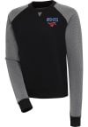 Main image for Antigua SMU Mustangs Womens Black Flier Bunker Crew Sweatshirt