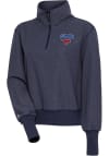 Main image for Antigua SMU Mustangs Womens Navy Blue Upgrade 1/4 Zip Pullover