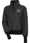 Main image for Antigua Ohio Bobcats Womens Black Upgrade Qtr Zip