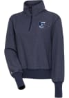Main image for Antigua Creighton Bluejays Womens Navy Blue Upgrade 1/4 Zip Pullover